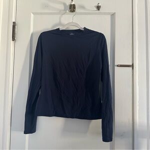 SKIMS Navy fits every body long sleeve XL